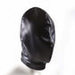 Full Face Synthetic Leather Hood - Bondage Hood UK
